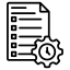 Displaying service related icon